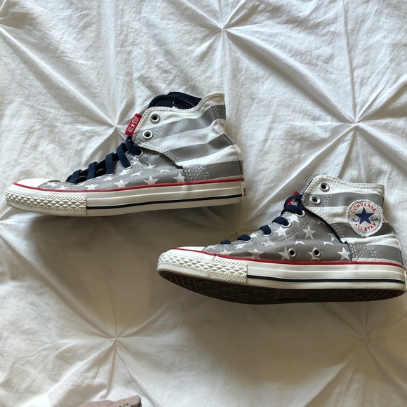 Converse Shoes - Velcro slipon converse hi-tops